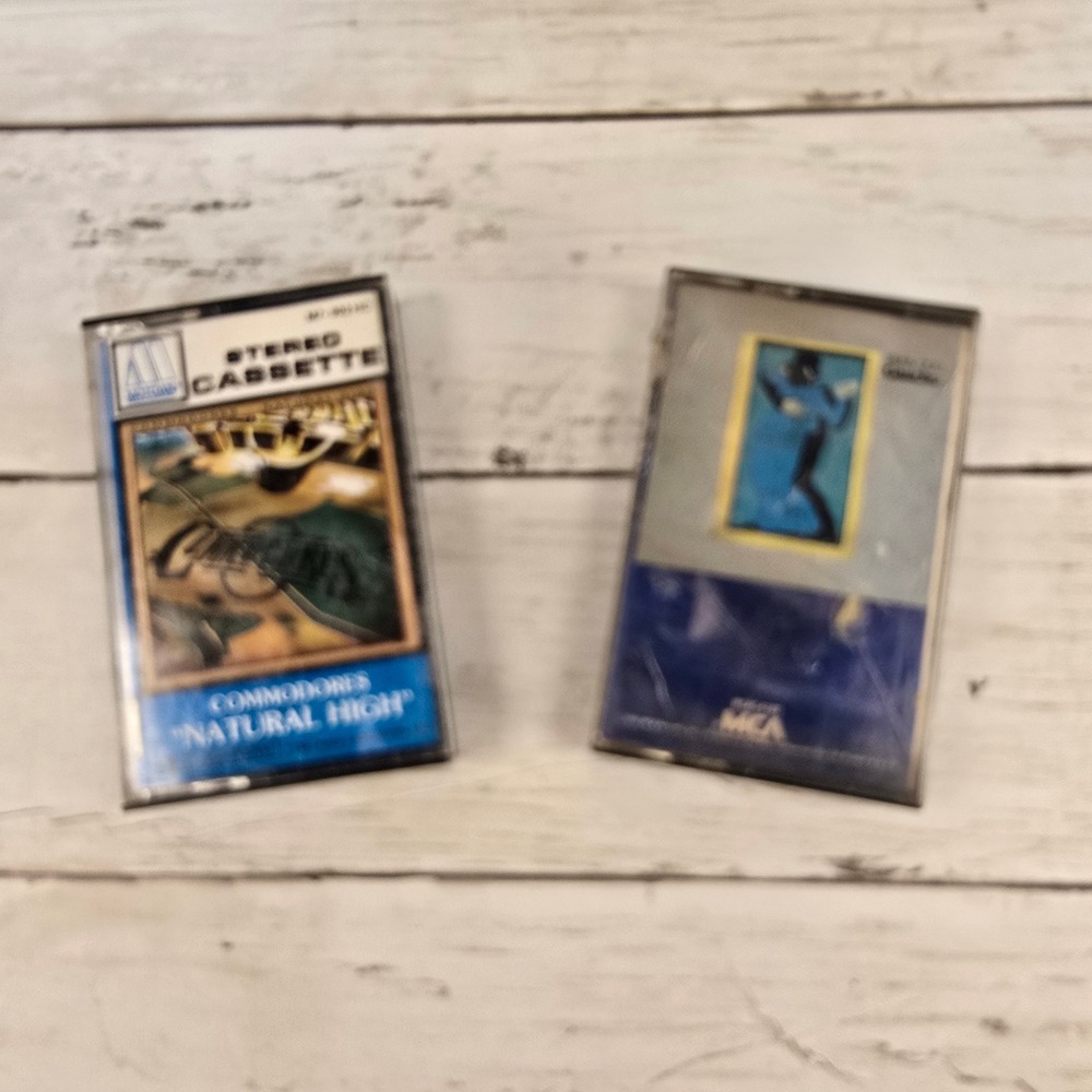 Vintage Steely Dan Gaucho & Commodores Natural High Cassette Tape‎ Lot 70s 80s